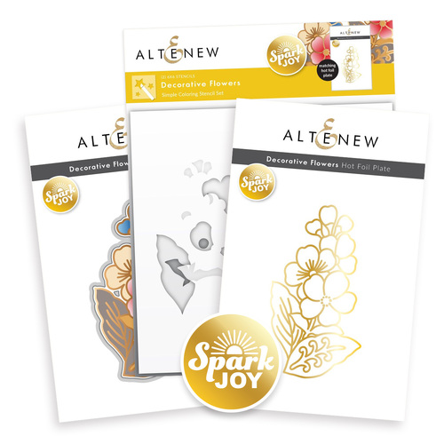 Altenew Spark Joy: Decorative Flowers & Add-on Die Bundle