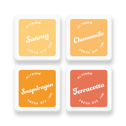 Altenew Fresh Dye Ink Mini Cube Set - Golden Sunset 