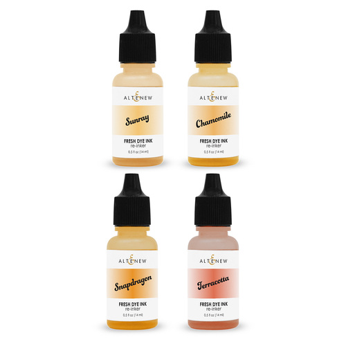 Altenew Fresh Dye Ink Reinker Bundle - Golden Sunset 
