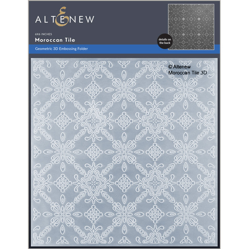 Altenew Moroccan Tile 3D Embossing Folder