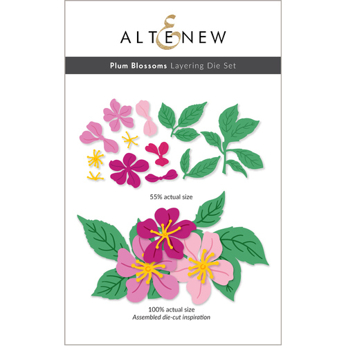 Altenew Plum Blossoms Layering Die Set