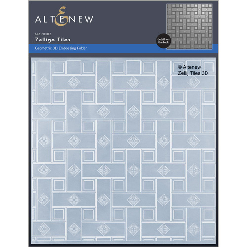 Altenew Zellige Tiles 3D Embossing Folder