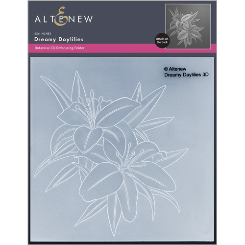 Altenew Dreamy Daylilies 3D Embossing Folder