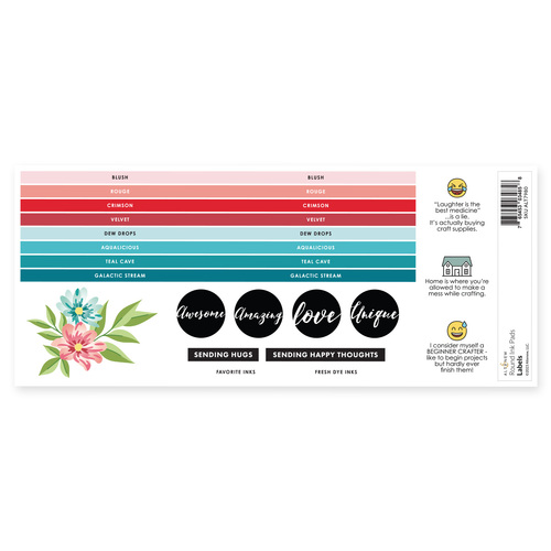 Altenew Round Ink Pads Label Set - Red Sunset, Sweet Dreams