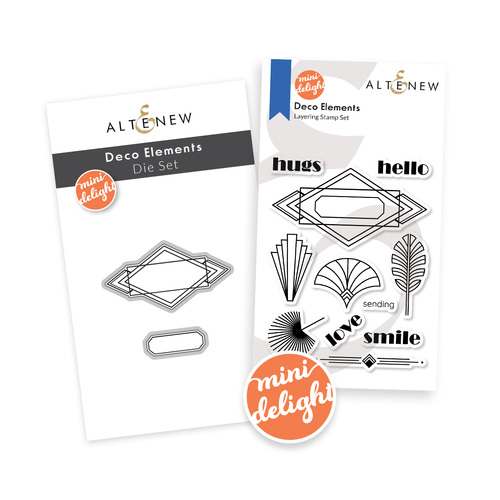 Altenew Mini Delight: Deco Elements Stamp & Die Set