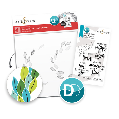 Altenew Dynamic Duo- Leaf Wreath