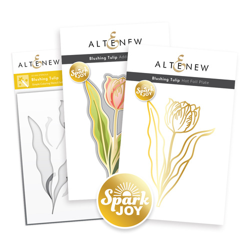 Altenew Spark Joy: Blushing Tulip & Add-on Die Bundle