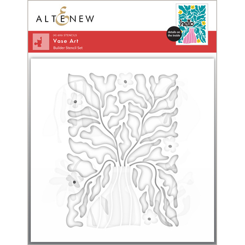 Altenew Vase Art Builder Stencil Set (4 in 1)