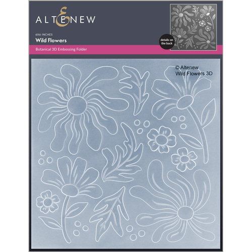 Altenew Wild Flowers 3D Embossing Folder