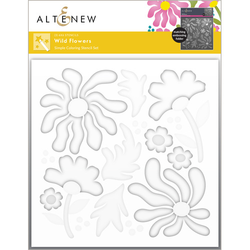 Altenew Wild Flowers Stencil Set (3 in 1)