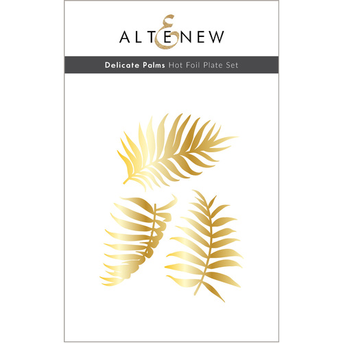 Altenew Delicate Palms Hot Foil Plate Set