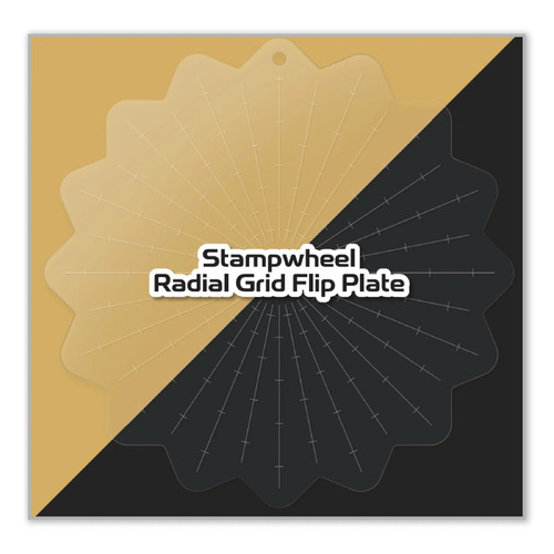 Altenew Stampwheel - Radial Grid Flip Plate