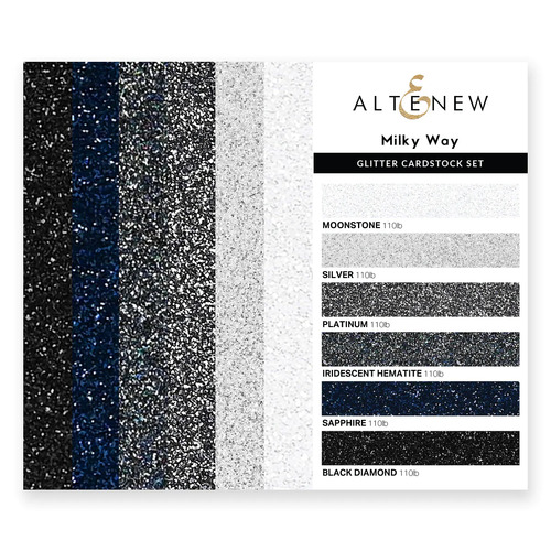 Altenew Glitter Cardstock Set Dazzling Diamond 8.5x11, 8 sheet pack al –  Simon Says Stamp