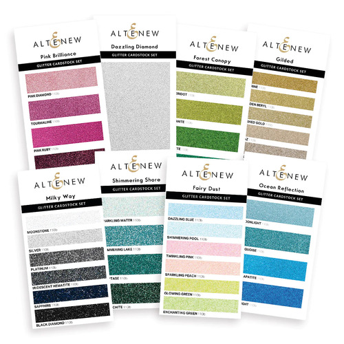 Altenew Twinkling Horizon Glitter Cardstock Bundle