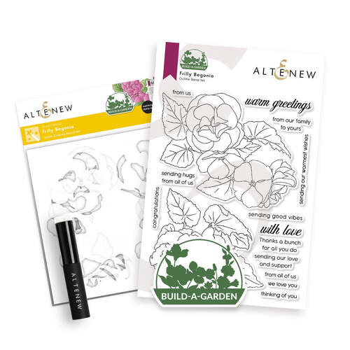Altenew Build-A-Garden: Frilly Begonia