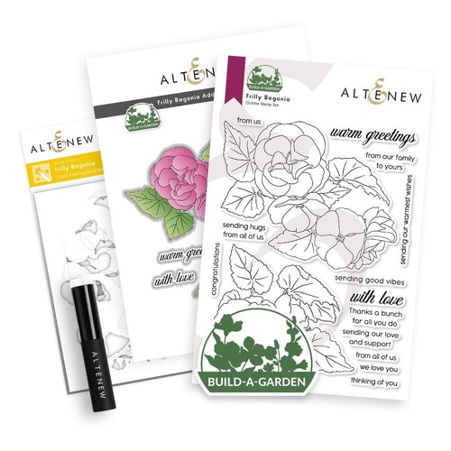 Altenew Build-A-Garden: Frilly Begonia & Add-on Die Bundle
