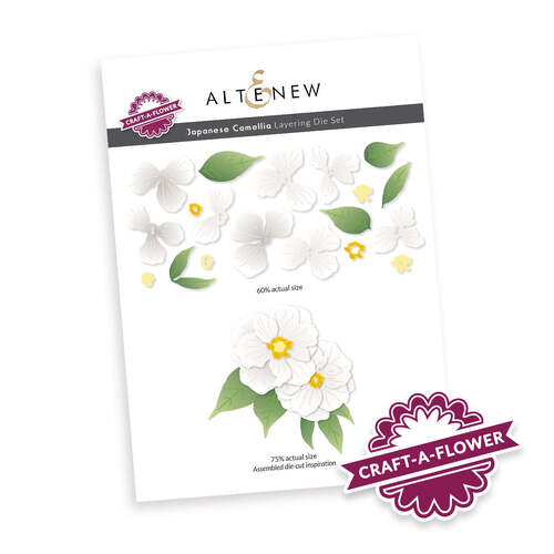 Altenew Craft-A-Flower: Japanese Camellia Layering Die Set