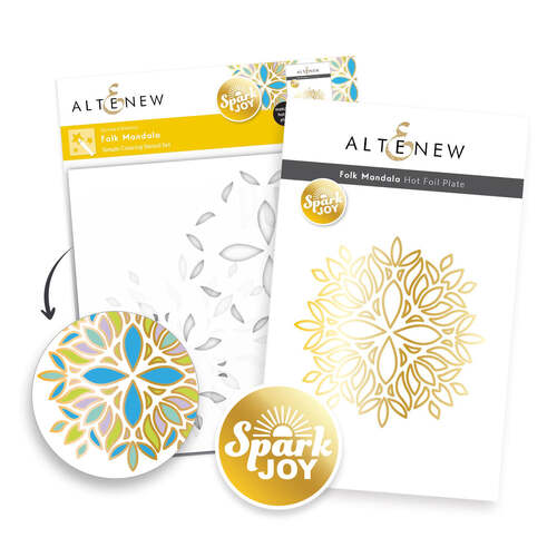 Altenew Spark Joy- Folk Mandala