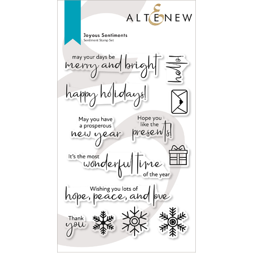 Altenew Joyous Sentiments Stamp Set