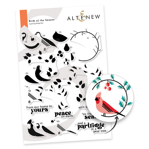 Altenew Birds of the Season Stamp Set
