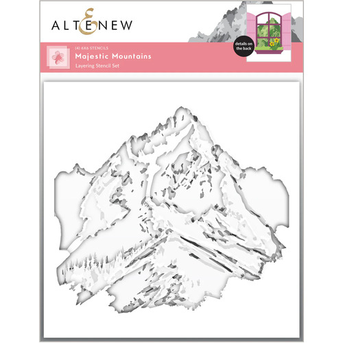 Altenew Majestic Mountains Layering Stencil Set (4 in 1)