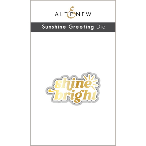 Altenew Sunshine Greeting Die