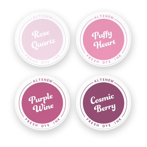 Altenew Fresh Dye Ink Pad Bundle - Rose Petal 