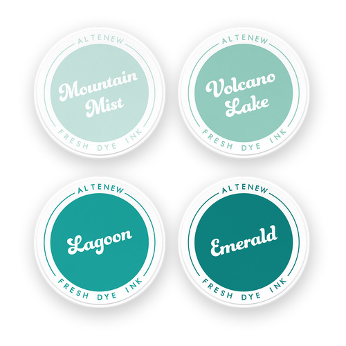 Altenew Fresh Dye Ink Pad Bundle - Sea Shore 