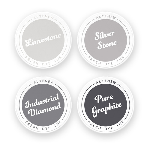 Altenew Fresh Dye Ink Pad Bundle - Rock Collection 
