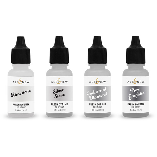 Altenew Fresh Dye Ink Reinker Bundle - Rock Collection 