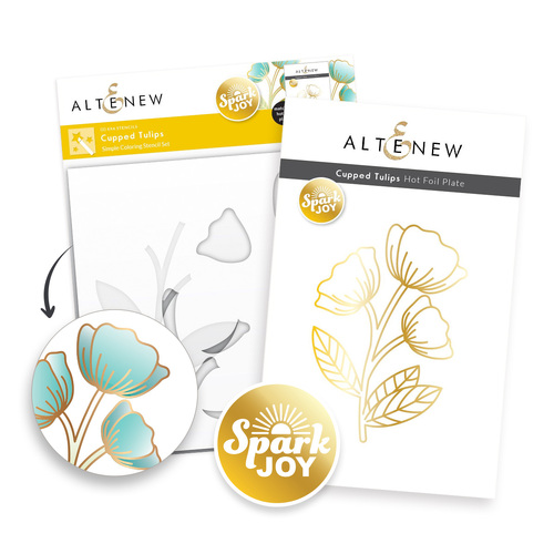 Altenew Spark Joy- Cupped Tulips