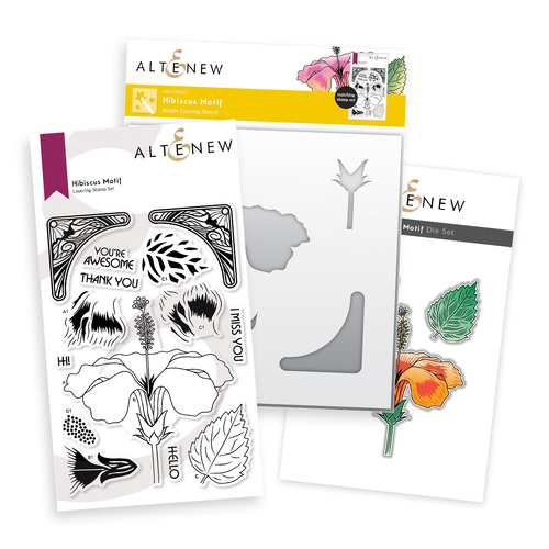 Altenew Hibiscus Motif Bundle