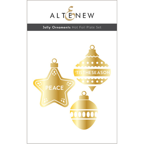 Altenew Jolly Ornaments Hot Foil Plate Set