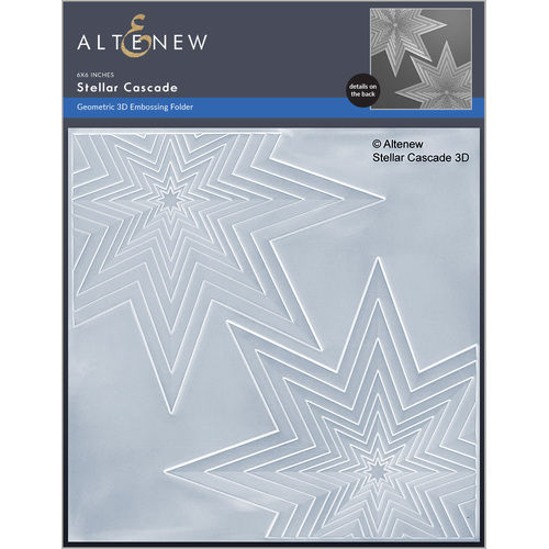 Altenew Stellar Cascade 3D Embossing Folder