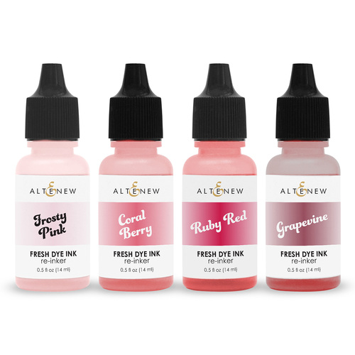 Altenew Fresh Dye Ink Reinker Bundle - Red Cosmos 