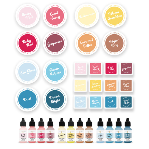 Altenew Spectrum Splash Fresh Dye Ink Full Release Bundle