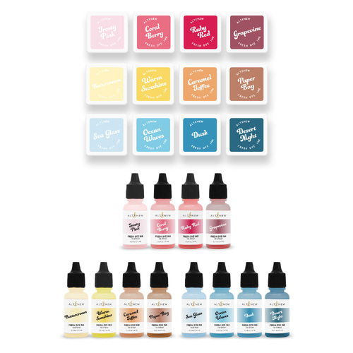 Altenew Spectrum Splash Fresh Dye Ink Mini Cube & Re-Inker Bundle