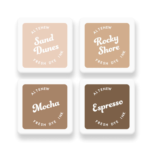 Altenew Coffee Break Fresh Dye Ink Mini Cube Set