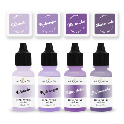 Altenew Fresh Dye Ink Mini Cube & Re-inker Bundle - Enchanted Garden 