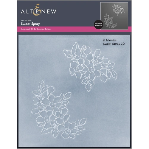Altenew Sweet Spray 3D Embossing Folder