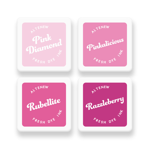 Altenew Fresh Dye Ink Mini Cube Set - Cherry Blossom 