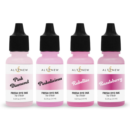 Altenew Fresh Dye Ink Reinker Bundle - Cherry Blossom 