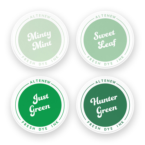 Altenew Fresh Dye Ink Pad Bundle - Green Meadows 