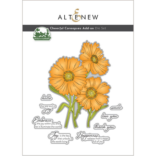 Altenew Build-A-Garden: Cheerful Coreopses Add-on Die Set