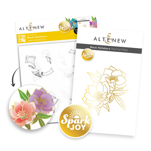 Altenew Spark Joy- Black Hellebore