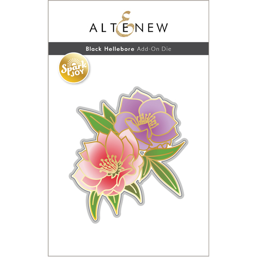 Altenew Spark Joy: Black Hellebore Add-On Die Set