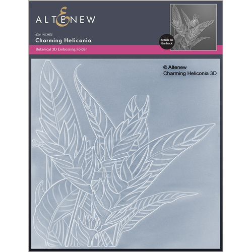 Altenew Charming Heliconia 3D Embossing Folder