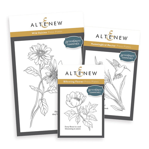 Altenew Wildflower Waltz Press Plate Bundle