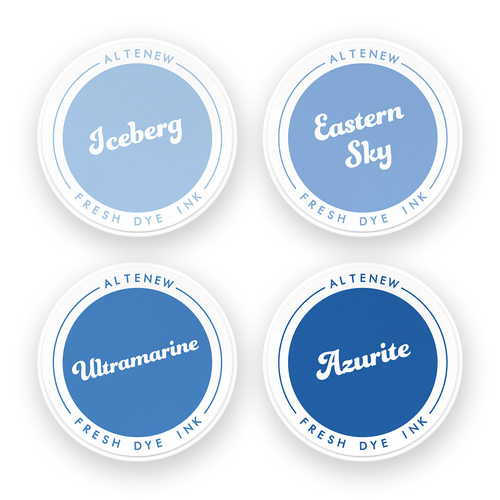 Altenew Fresh Dye Ink Pad Bundle - Lapis Lazuli 
