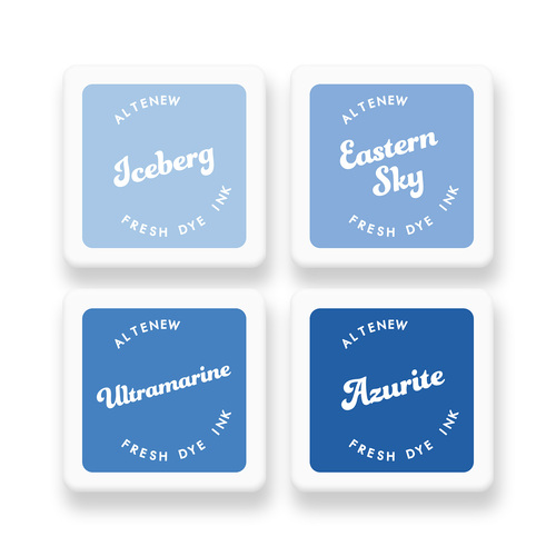 Altenew Fresh Dye Ink Mini Cube Set - Lapis Lazuli 